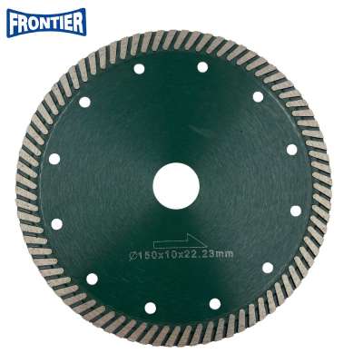 150*2.4/1.4*10*80*22.23 Hot Press diamond fine turbo diamond cutting disc for cutting granite , stone