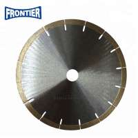 230*44.1/40.2*2.5/2.0*10*16T*25.4mm 9" inch 10mm height silver brazed diamond saw blade for cutting marble