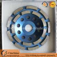 4 inch double row diamond grinding cup wheel for angle grinders