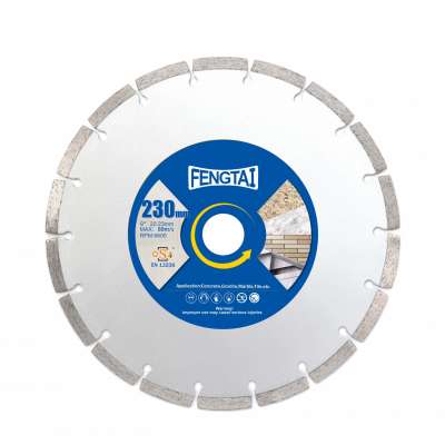 230mm Cold Press Segmented Rim  Circular Diamond Saw Blades for cutting concrete,marble and granite