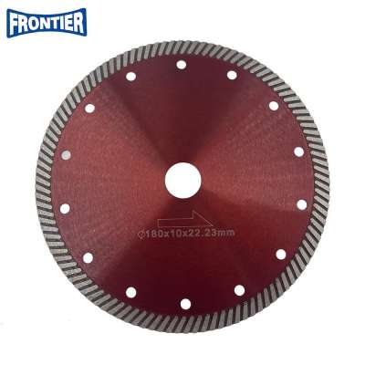 180*2.5/1.6*10*110*22.23mm Hot Press 6inch CN supplier turbo diamond circular saw blade for dry cutting disc ceramic tile